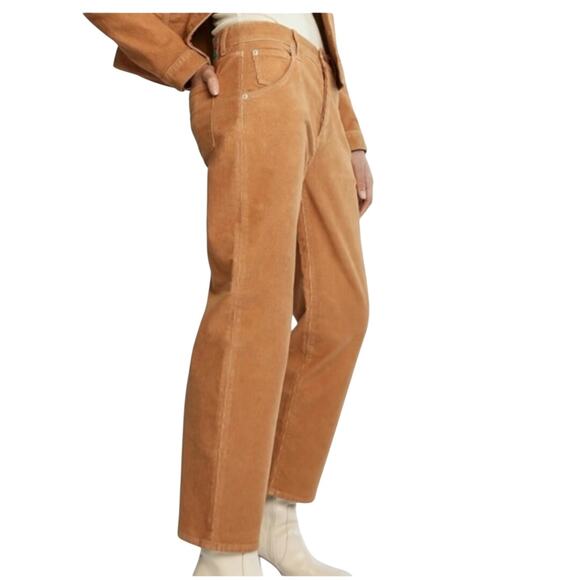 Daily Blue Corduroy ladies pants NWT Mustard Size 27 - Picture 1 of 12